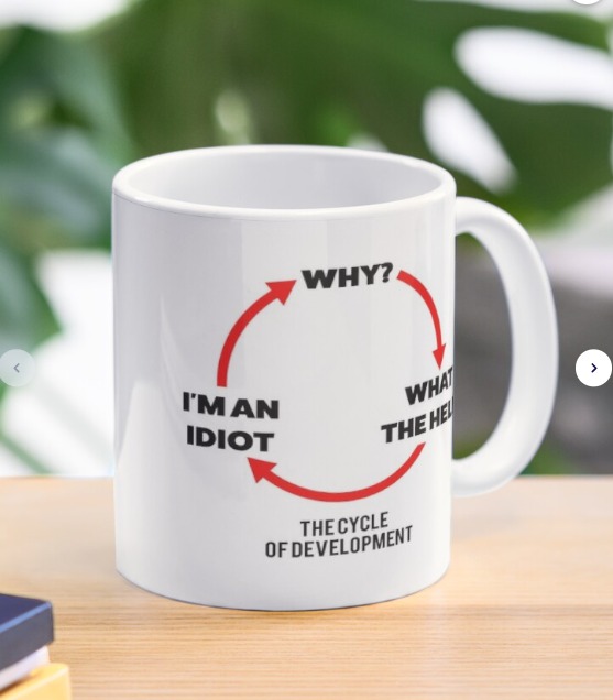 taza idiot